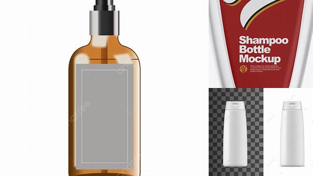 7987+ Transparent Shampoo Bottle Mockup Smart PNG Image