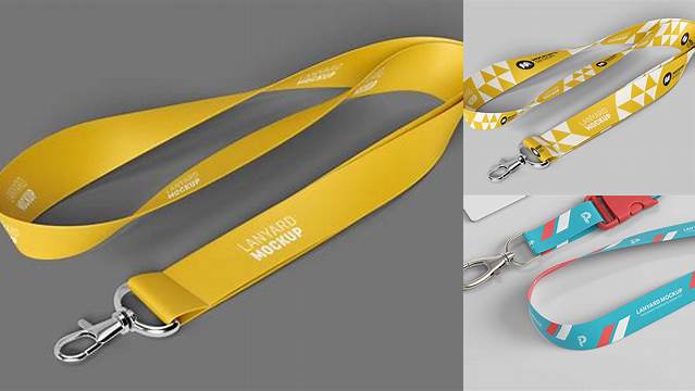 7989+ Lanyard Mockup Generator Easy-to-Use PSD Template