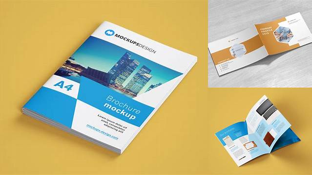 7995+ Company Profile Mockup Psd Free Download Editable PSD File