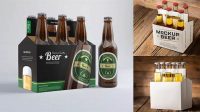 7997+ 6 Pack Beer Mockup Free For Free Download