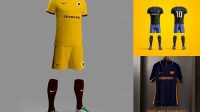 8005+ Nike Football Kit Mockup Download Free