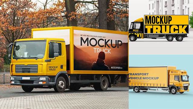 8009+ Truck Mockup Free PSD Free Download