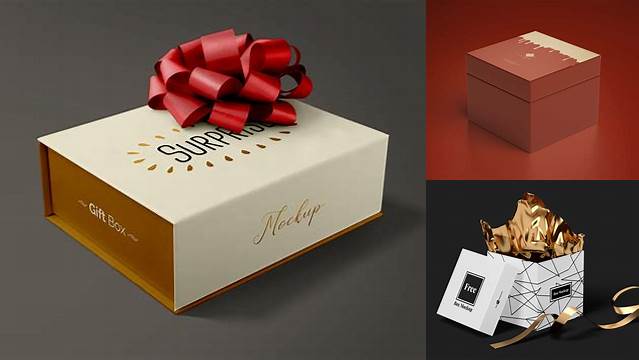 8011+ Small Carton Gift Box PSD Mockup Download Now Free PSD Template