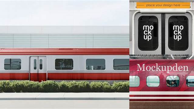 8019+ Train Mockup Psd PSD Download