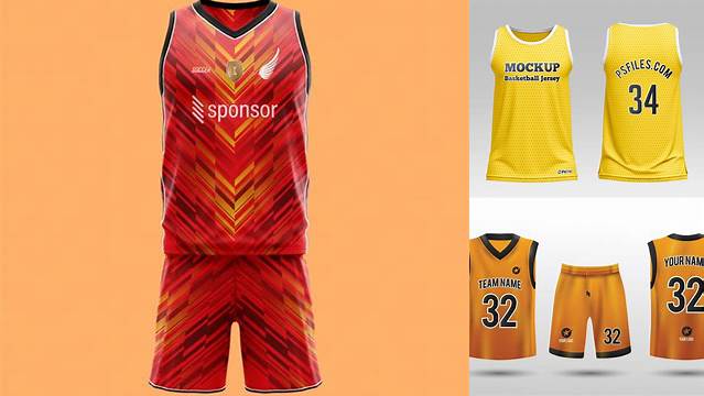 8023+ Mockup Jersey Basketball Free PSD Download