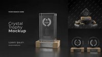 8038+ Trophy Mockup High-Quality PSD Files