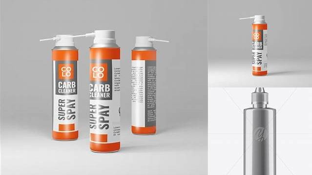 8043+ 240ml Metallic Bottle PSD Mockup Easy Editable