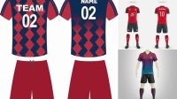 8043+ Soccer Uniform Mockup Digital Download