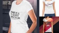 8045+ Female Shirt Mockup Download Free