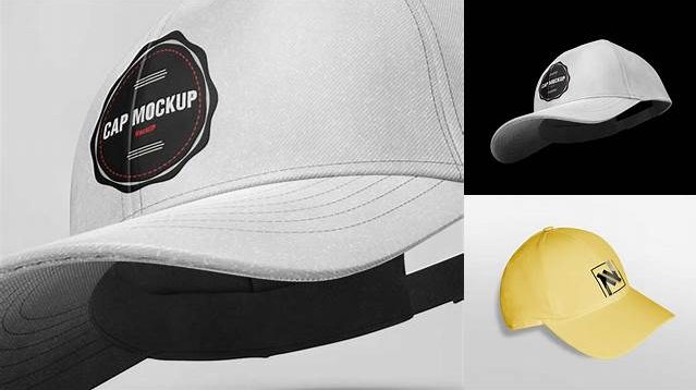 805+ Glossy Hat PSD Mockup Front View Smart Layer Mockup Free