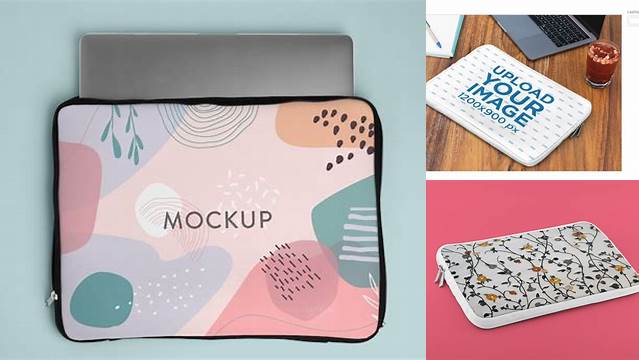 8052+ Laptop Sleeve Mockup Free Download Free