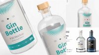 8053+ Gin Bottle Mockup Psd Free Premium Freebie for Designers