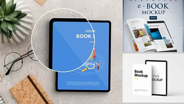 8056+ Ebook Free Mockup High-Quality PSD