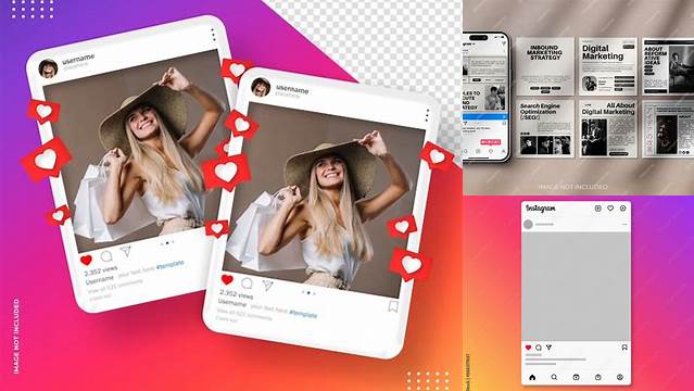 8057+ Mockup Feed Instagram Modern PSD Templates