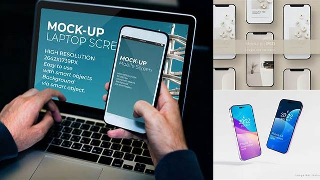 8064+ Phone And Computer Mockup Premium PSD Freebie