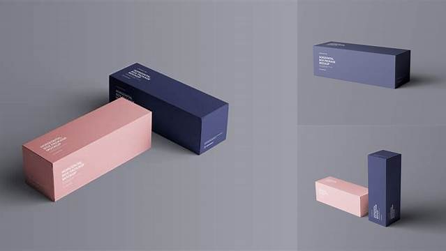 8070+ Horizontal Box Mockup Free Include TIFF