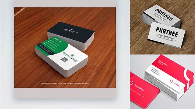 8070+ Mockup Kartu Nama PSD File Download