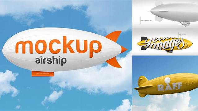 8071+ Zeppelin Mockup Mockup File Free Download