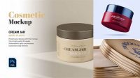 8072+ Cosmetic Metallic Cream Can PSD Mockup Digital Download PSD for Free