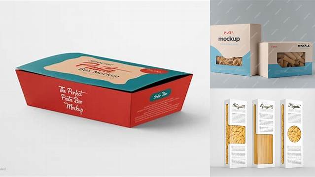 8073+ Pasta Box Mockup Best for Showcase