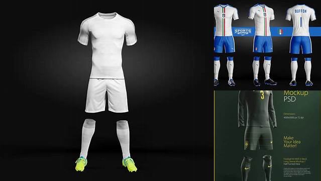 8076+ Soccer Kit Template Psd Free Download Editable Design PSD File