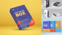 8079+ Software Box Mockup Free Mockup PSD