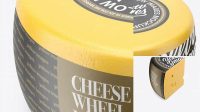 8084+ Cheese Wheel PSD Mockup High Angle Shot Versatile Photoshop File