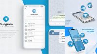 8085+ Telegram Mockup Psd PSD Download