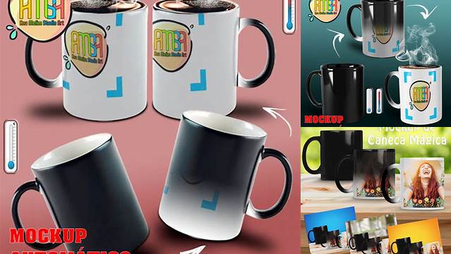 8088+ Mockup Caneca Mágica For Free Download