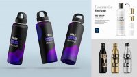 8093+ Metallic ?osmetic Bottle PSD Mockup Free Mockup PSD Template