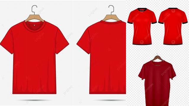 8096+ Mockup Baju Merah Free PSD