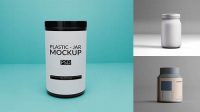 8097+ Plastic Jar Mockup Free Download PSD Free Download