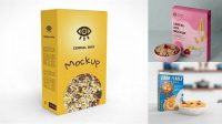 8098+ Cereal Box Mockup Psd Download Now Free PSD Template