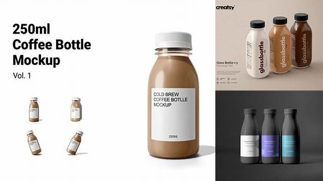 8101+ Coffee Plastic Bottle Mockup For Free Download