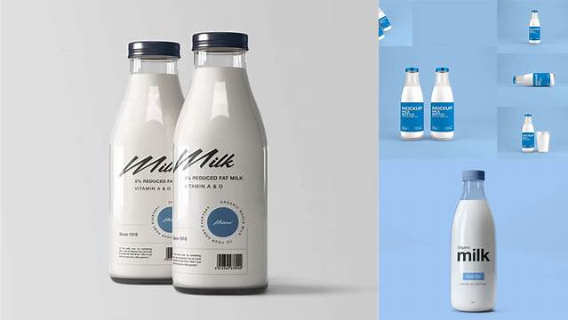 8101+ Milk Bottle Mockup Psd Free Download Modern PSD Templates