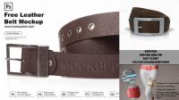 8110+ Belt Mockup Best for Showcase