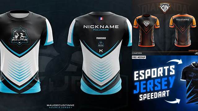 8119+ Esports Jersey Mockup Free Psd Editable Photoshop File