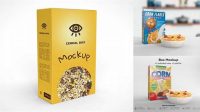 8119+ Mockup Cereal Box Free PSD