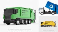 8130+ Garbage Truck Mockup Download Free