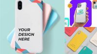 8132+ Mobile Cover Mockup Software Free Download Hight Resolution