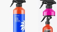 8133+ Glossy Trigger Spray Bottle PSD Mockup Free Design Resource