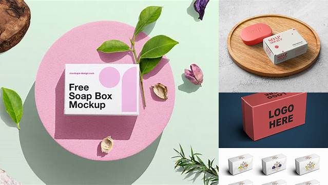 8133+ Soap Box Mockup Versatile PSD Mockup File