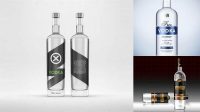 8133+ Vodka Bottle Mockup Free Download Free Downloadable PSD