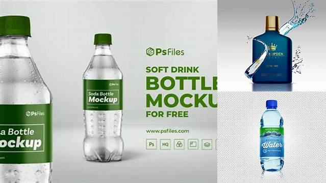 8139+ Green Bottle PSD Mockup Download Free PSD