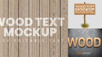 8143+ Wood Mockup Easy Editable