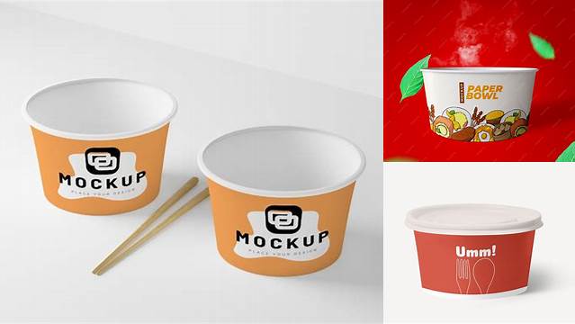 8144+ Mockup Paper Bowl Free PSD Free Download