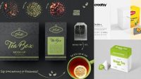 8149+ Tea Box Mockup Free Modern PSD Templates