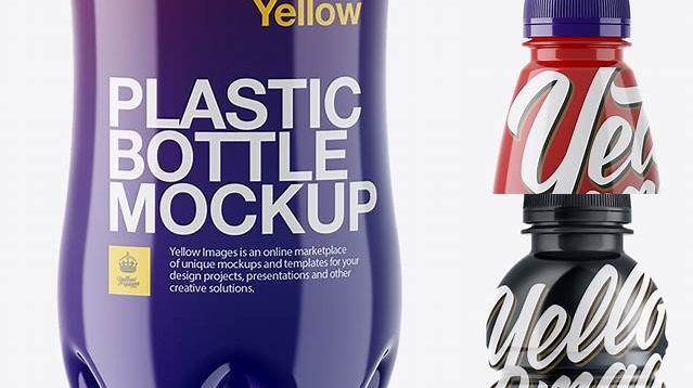 815+ Glossy PET Bottle PSD Mockup High-Quality Design Free PSD