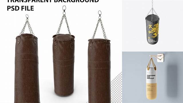 815+ Punching Bag PSD Mockup Premium Quality PSD Freebie