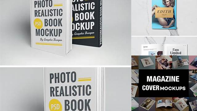 8152+ Magazine Mockup Graphicburger Download Free Editable PSD Template